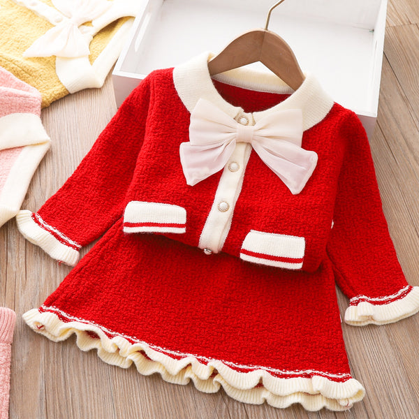 Baby girl red sweater clearance dress