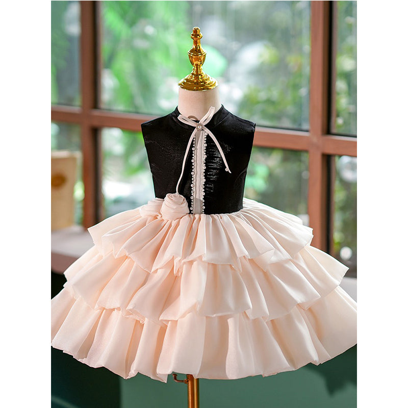 Champagne Birthday Dress Fluffy Princess Dress