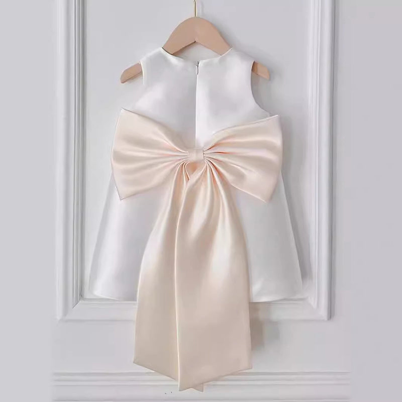 Bowknot Dress for Girls Birthday Dress Princess Dress