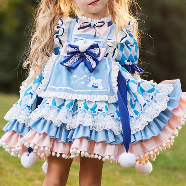 Halloween New Girls Dress Lolita Princess Dress Baby Girls Dress