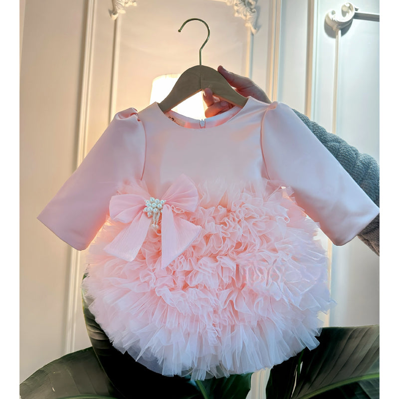 Girls Birthday Party Dresses Girls Fluffy Cake Princess Dress