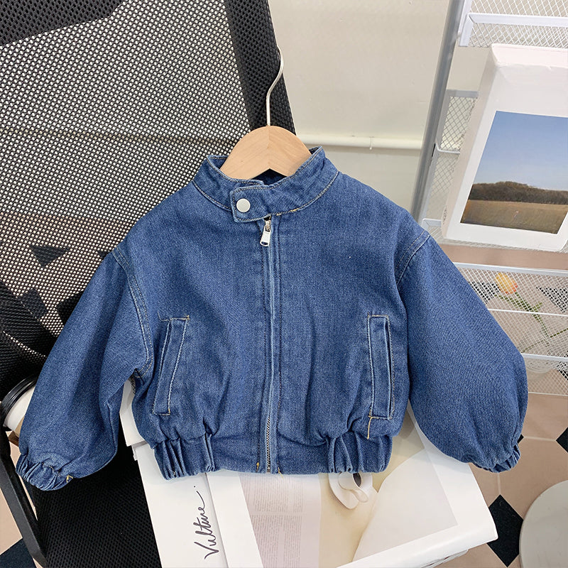 Girls Spring Suit Children's Casual Denim Two-piece Suit