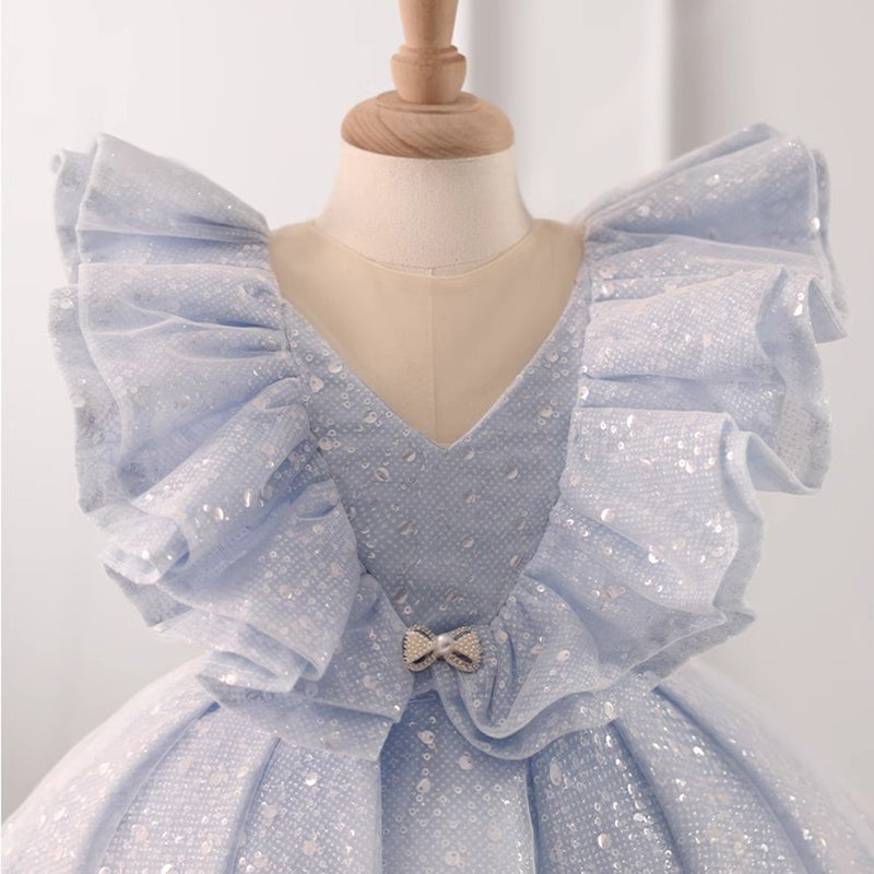 Cute Baby Girl Performance Princess Dress Sequined Dress