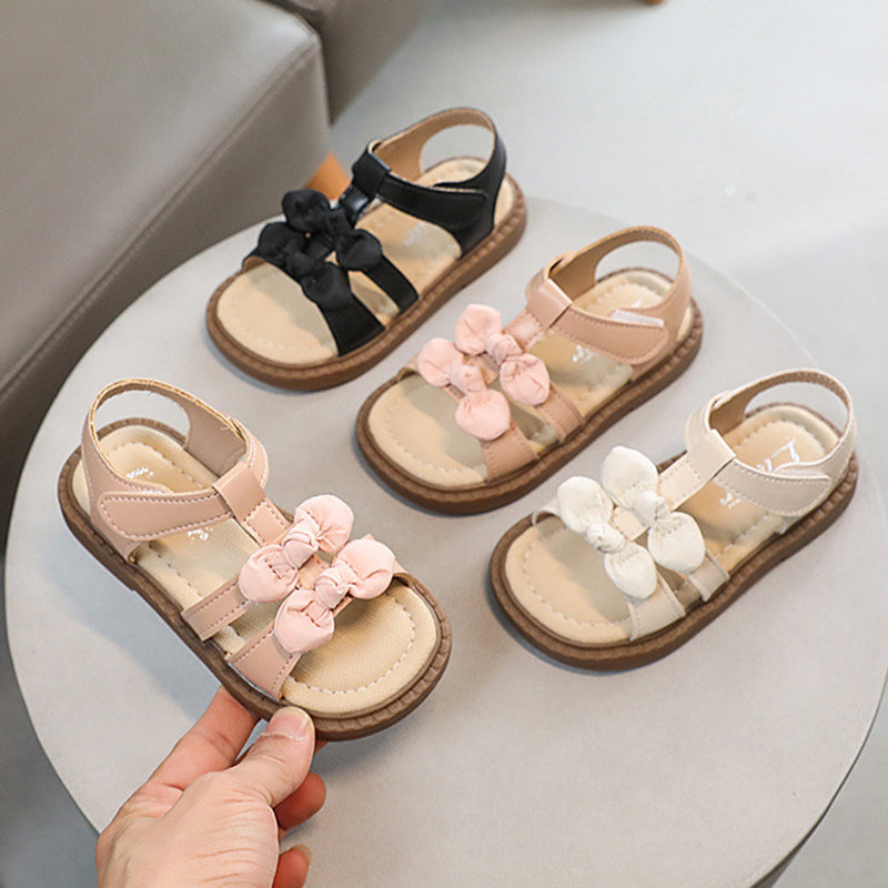 Cute Summer Sandal Girls Bow Princess Beach Shoes