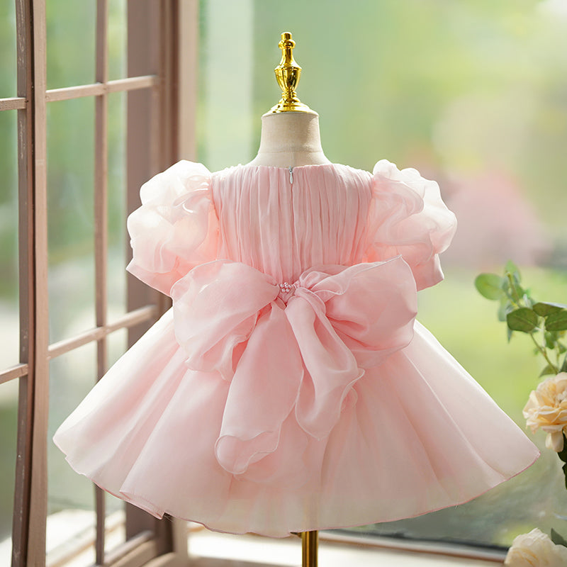 Elegant Baby Girl Christening Dress Toddler Birthday Party Princess Dress