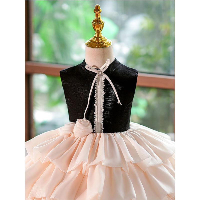 Champagne Birthday Dress Fluffy Princess Dress