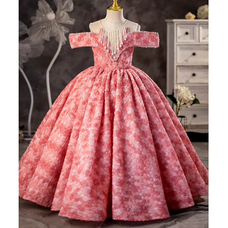 Girls Princess Dress Birthday Party Dress