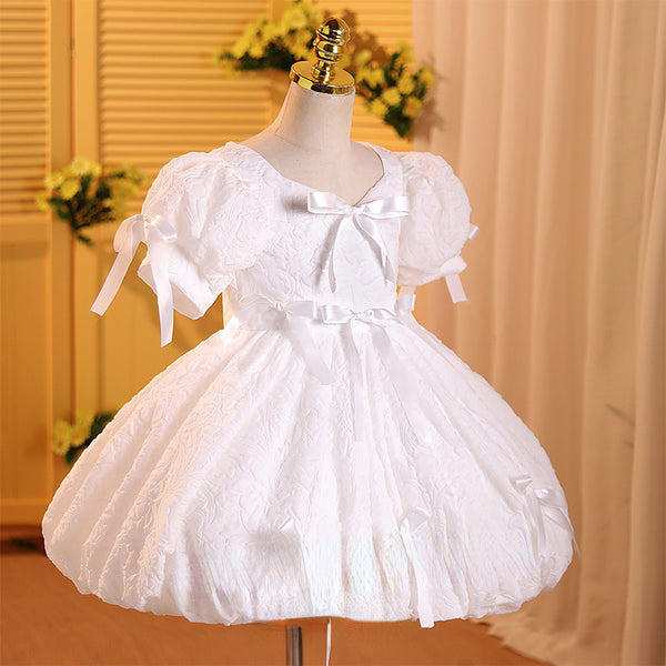 Elegant Baby Girls First Communion Dress Toddler Party Evening Dress