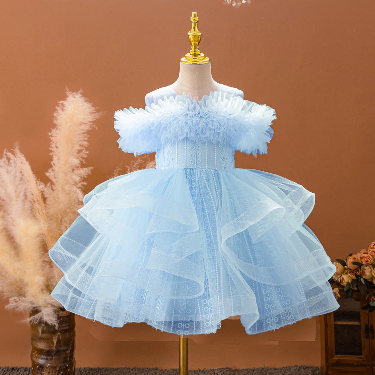 Fluffy Birthday Dress Baby Girl Dresses Girls Party Dress