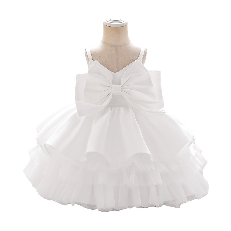 Elegant Baby First Communion Dress Toddler Baptism Princess Dress