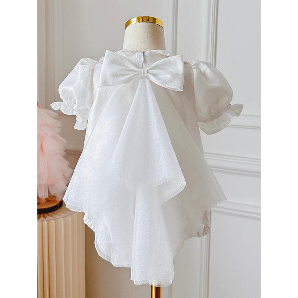 Baby Girl Baptism Dress Girls Christening Dress Infant Newborn Girl Romper Dress