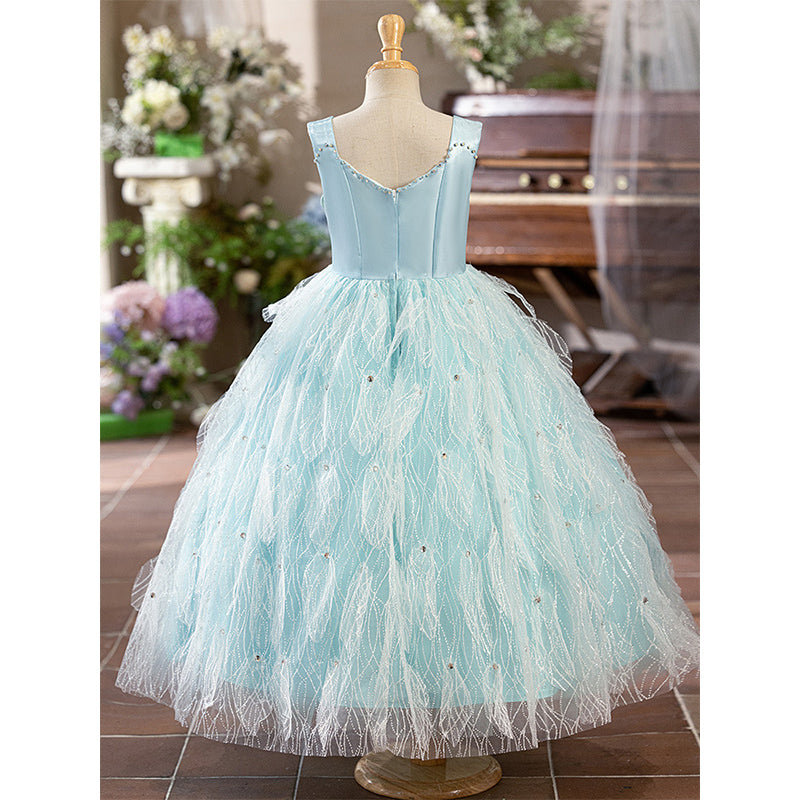 Children's Pageant Dress Girls Fluffy Princess Dress