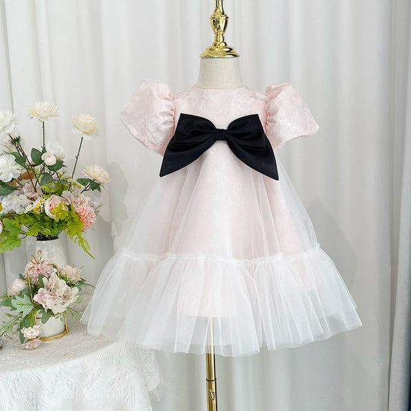 Cute Baby Birthday Dress Flower Girl Wedding Fluffy Princess Dress