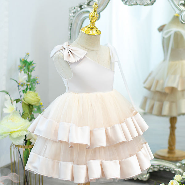 Baby Birthday Puff Princess Dress Flower Girl Wedding Dress