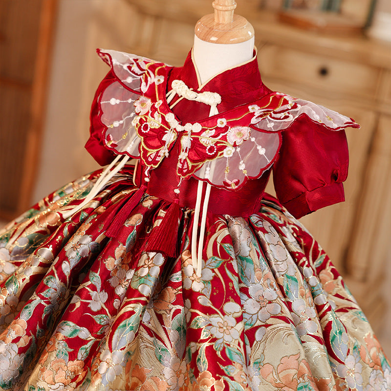 Christmas Dress Girls Birthday Party Dresses Girls Christening Princess Dress