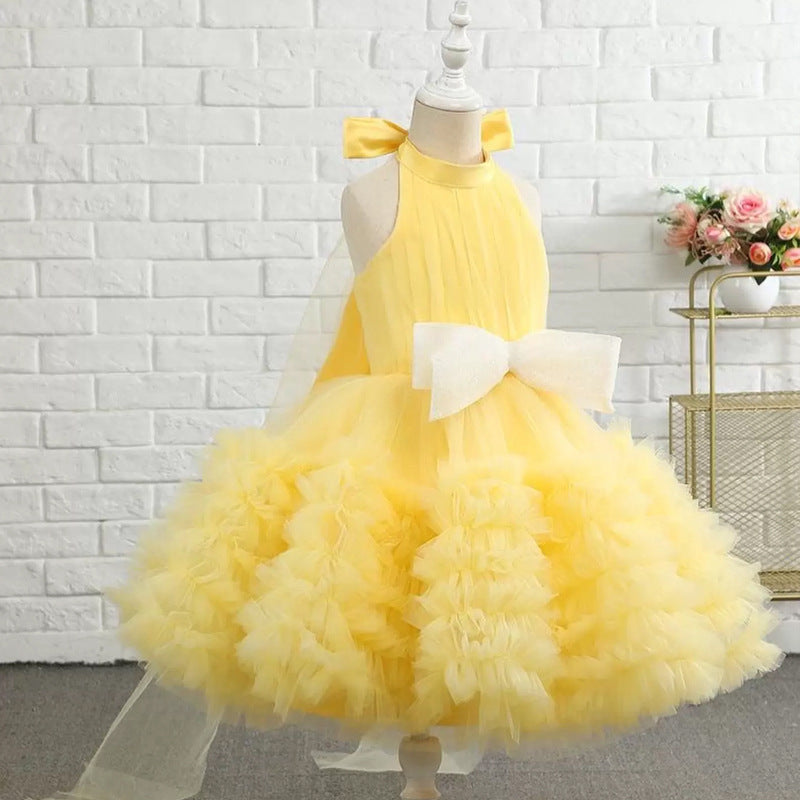 Elegant Beauty Pageant Dress Toddler Birthday Party Princess Dress