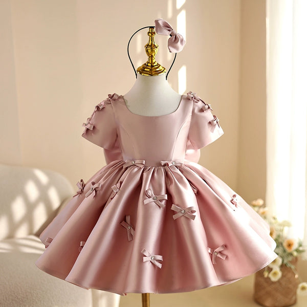 Girls Birthday Party Princess Dress Flower Girl Wedding Puffy Dress