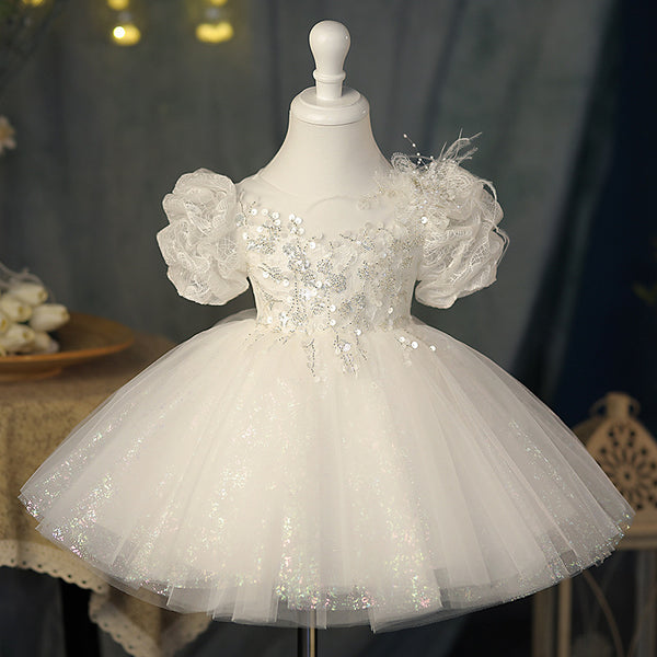 Girls Birthday Ball Dress Flower Girl Wedding Princess Dress