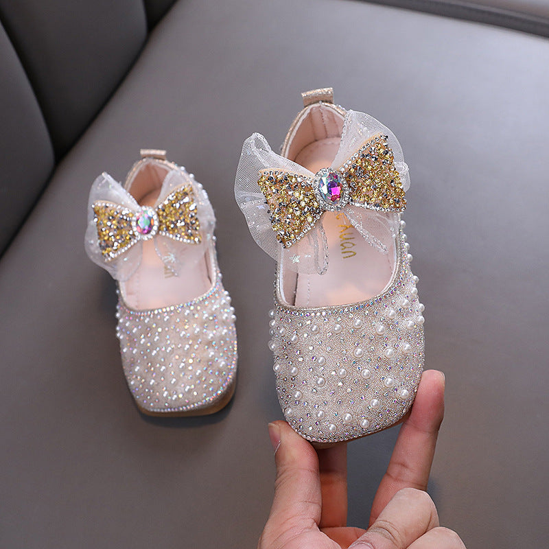 Cute  Baby Girl Flower Girl  Performance Girls Princess  Shoes