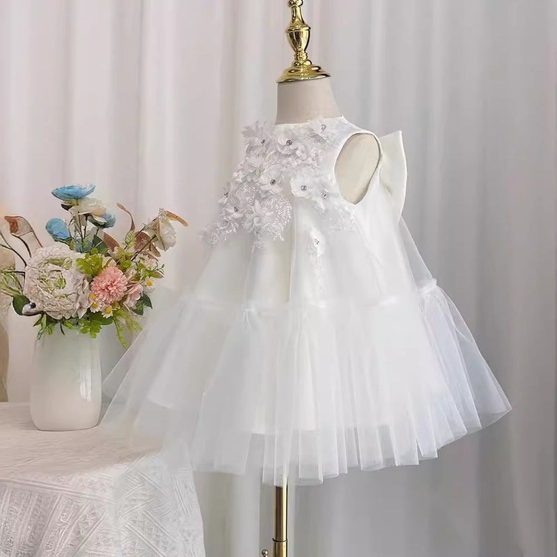 Baby Birthday Puffy Dress Flower Girl Wedding Princess Dress