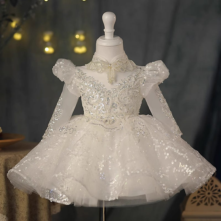 Baby Girls Birthday Dresses Sequined Dress Flower Girls  Toddler Beauty Pageant Dress