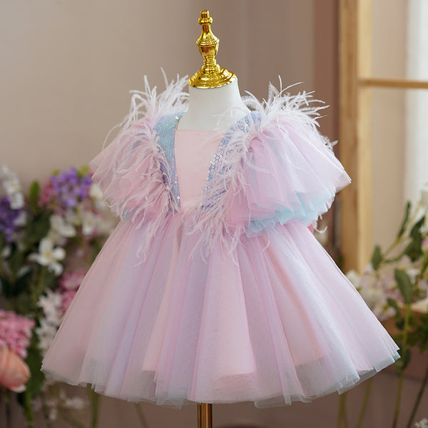 Elegant Baby Girls Evening Gowns Toddler Flower Girl Dresses