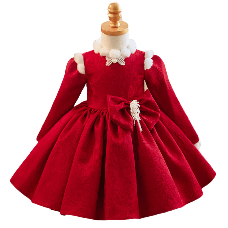 Girls Christmas Dress First Communion Dress Christening Dresses