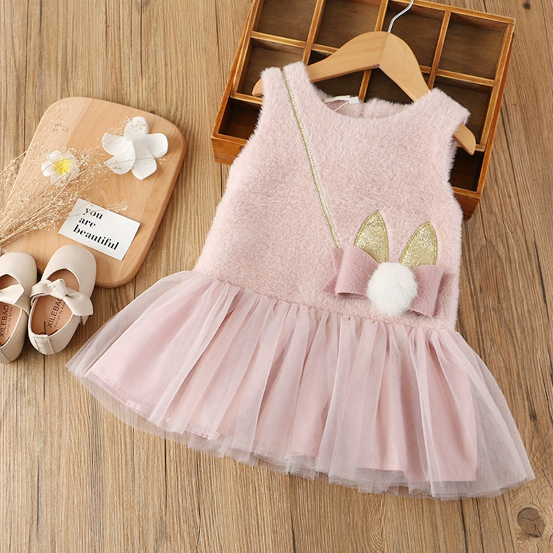 Girls Birthday Princess Dress Baby Bottoming Vest Dress