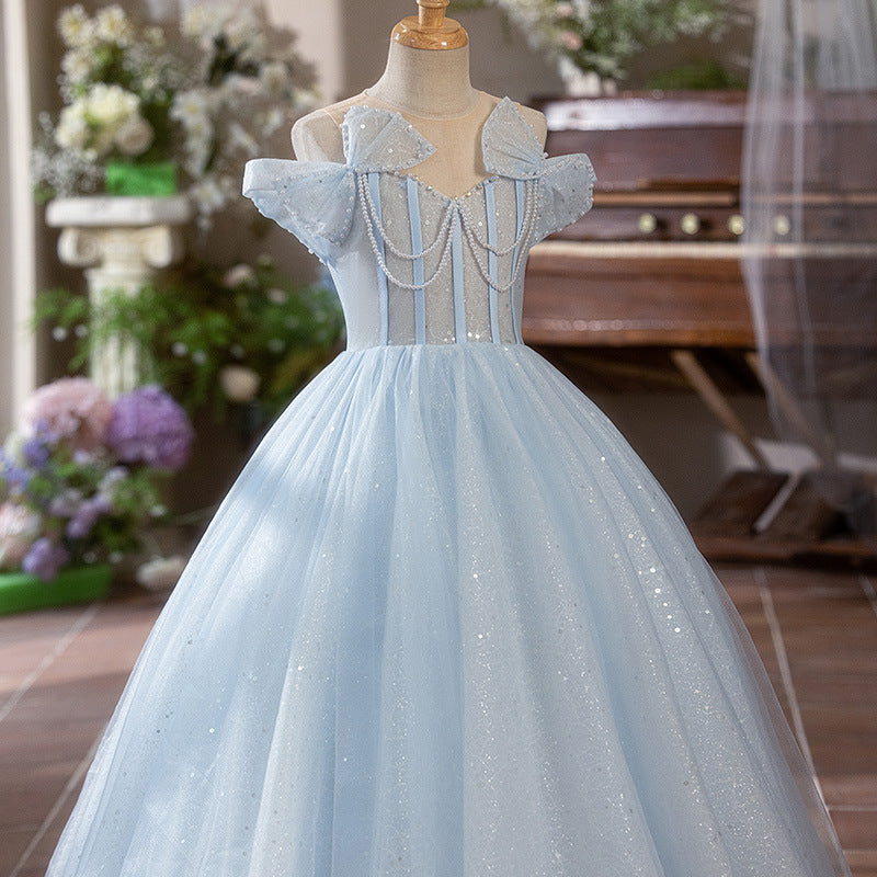 Girls Prom Dress Flower Girl Wedding Princess Dress