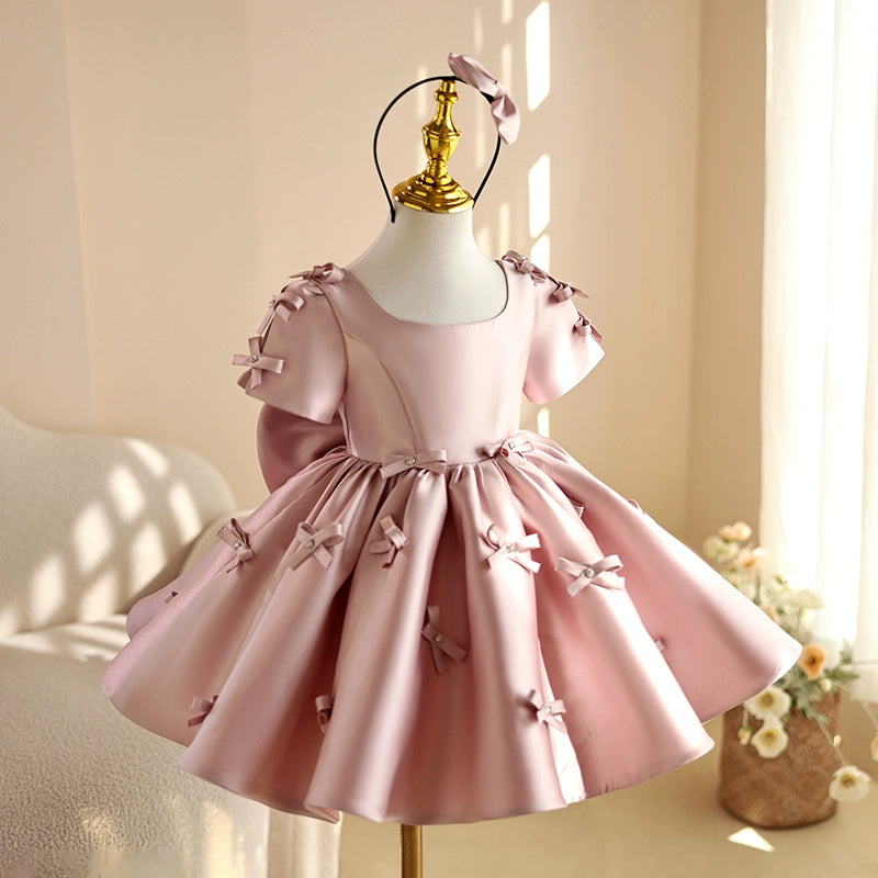 Girls Birthday Party Princess Dress Flower Girl Wedding Puffy Dress