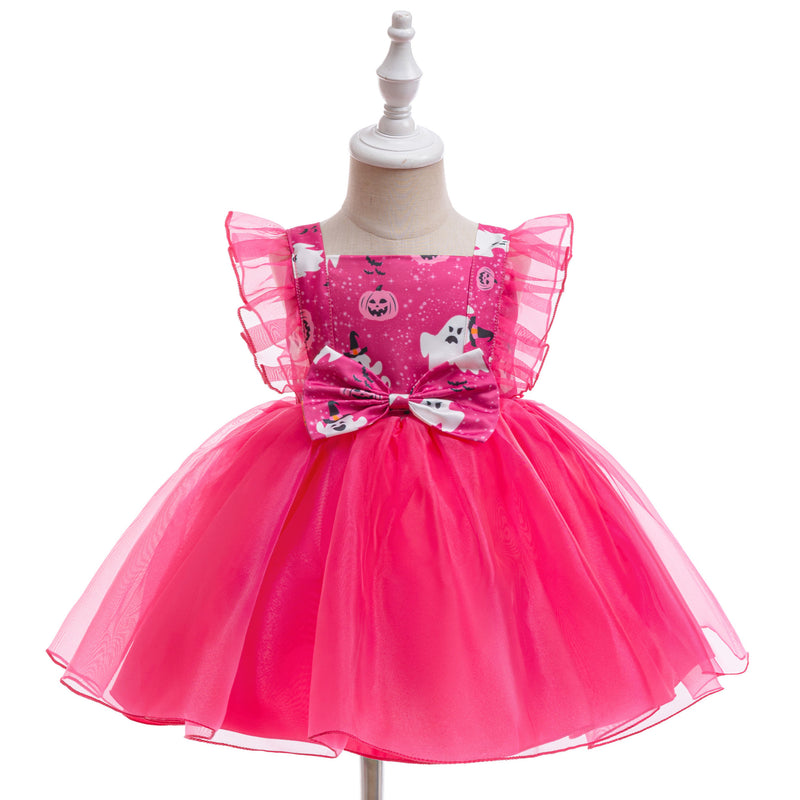 Cute Halloween Dress Girls Cosplay Princess Dress Toddler Costume Dress