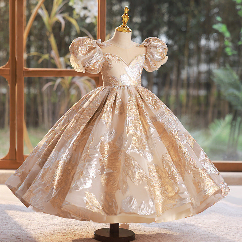 Girls Birthday Elegant Dress Girls Prom Princess Dress