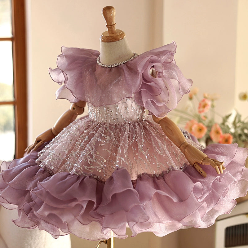 Children's Birthday Party Princess Dress Girls Baptism Dresses