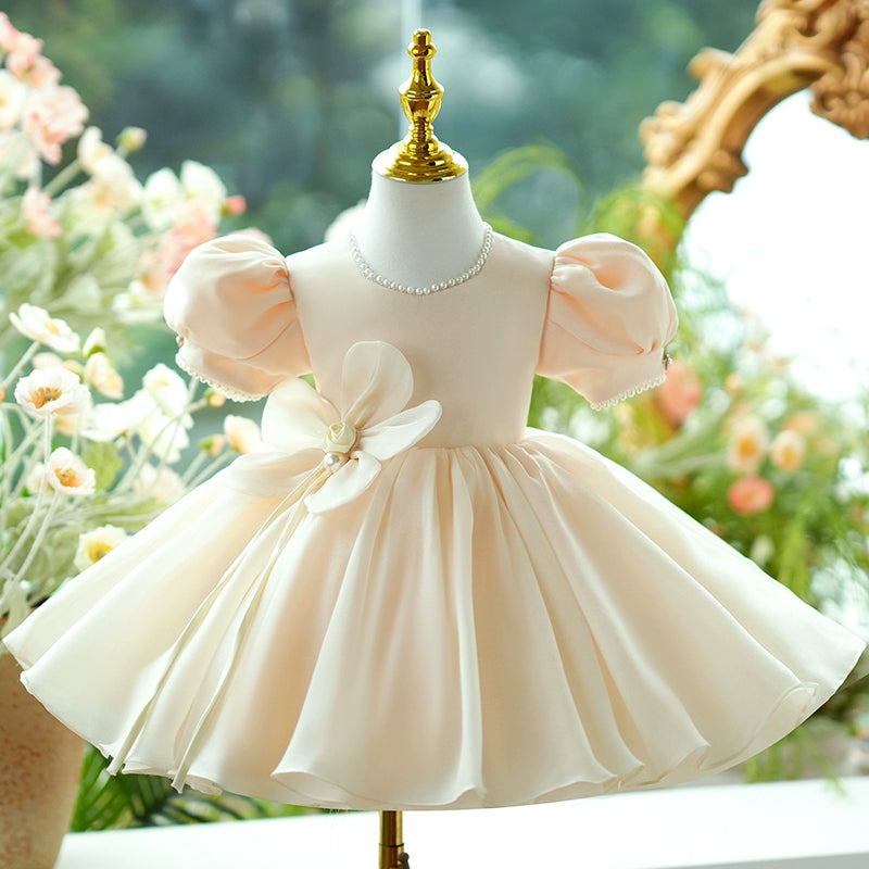 Luxurious Flower Dress Wedding Dress Toddler Birthday Pageant Princess Dress