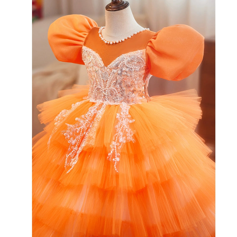 Girls Romantic Party Dress Christmas Princess Dress