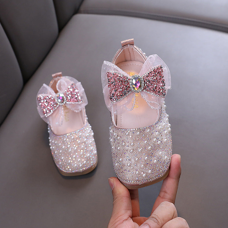 Cute  Baby Girl Flower Girl  Performance Girls Princess  Shoes