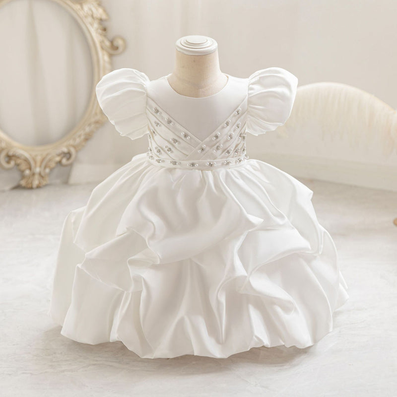 Flower Girl Dresses Baby Girl  Puff Sleeves Dresses