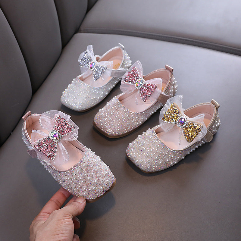 Cute  Baby Girl Flower Girl  Performance Girls Princess  Shoes