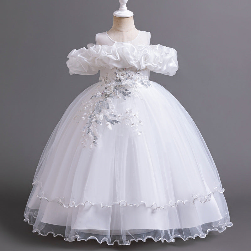 Children's Birthday Princess Dress Girl Wedding Elegant Dress