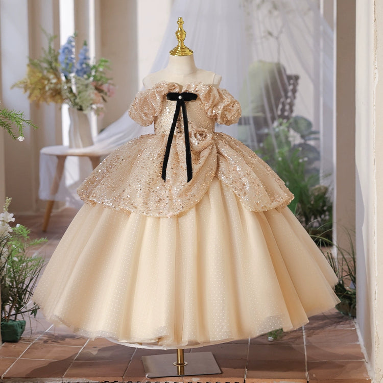 Girls Prom Elegant Dress Children Birthday Princess Dress