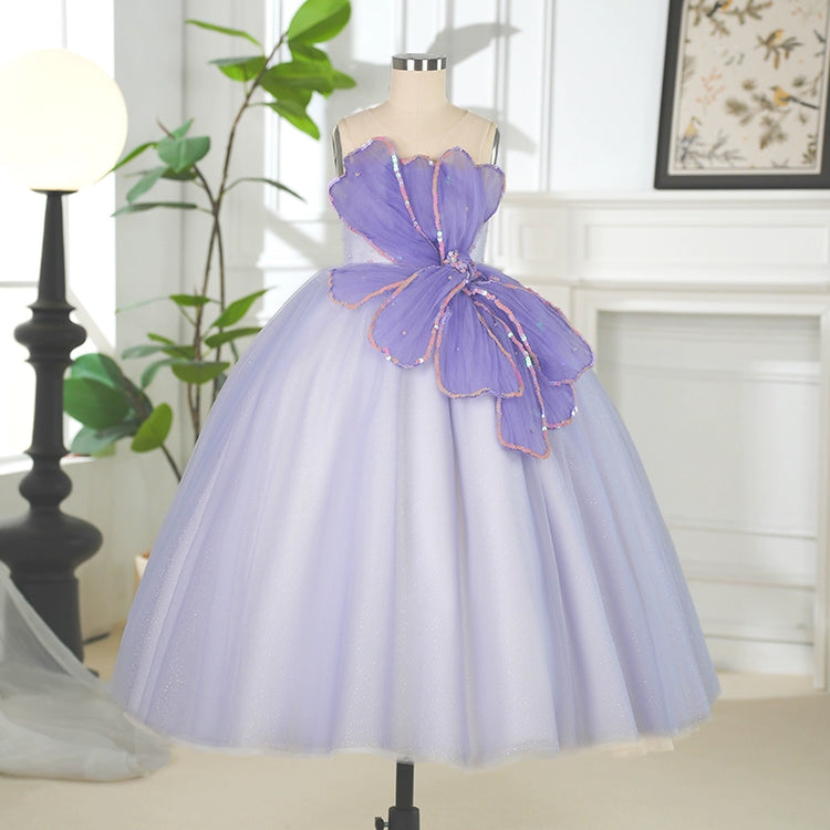 Baby Girl Purple Pageant Princess Dress Girls Prom Dress