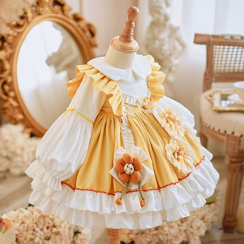 Lolita Girls Princess Dress Sweet Baby Birthday Performance Dress