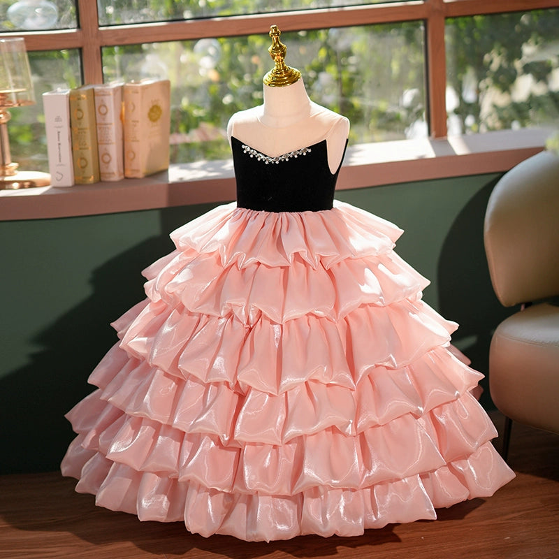 Girls Party Dresses Girls Birthday Long Princess Dress