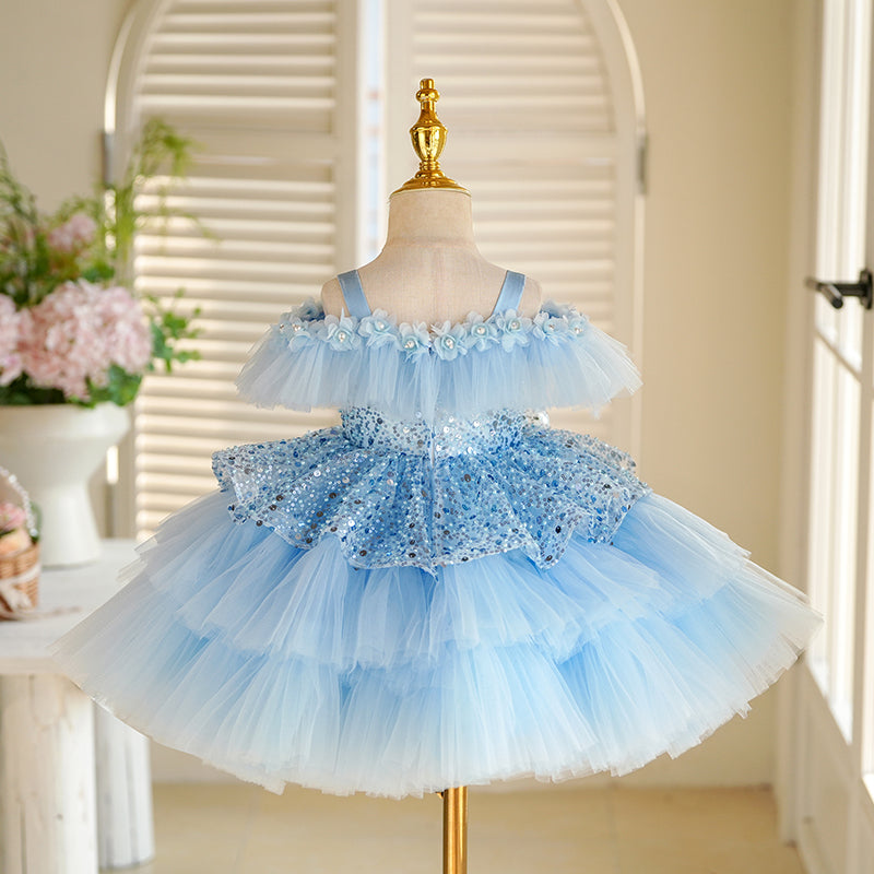 Children's Birthday Dresses Girls Party Puffy Princess Dress