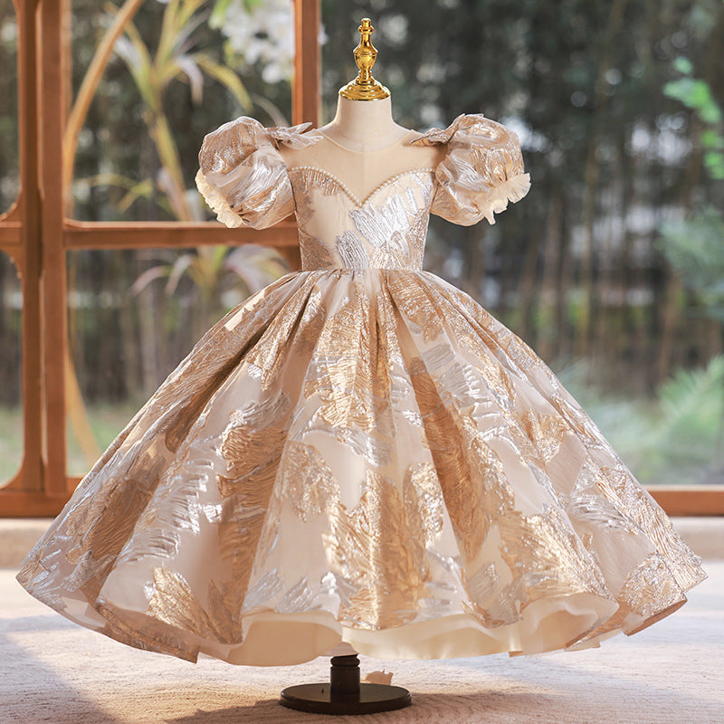 Girls Birthday Elegant Dress Girls Prom Princess Dress