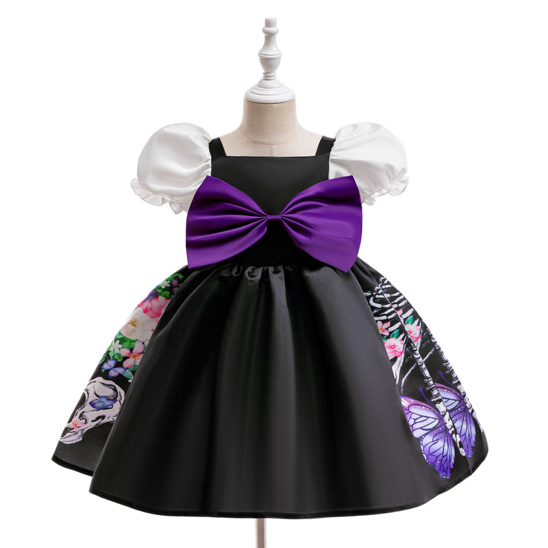 Cute Halloween Dress Girls Cosplay Princess Dress Toddler Costume Dress