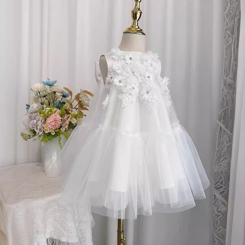 Baby Birthday Puffy Dress Flower Girl Wedding Princess Dress