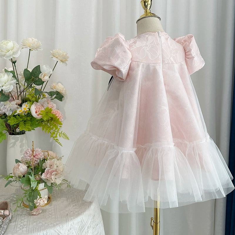 Cute Baby Birthday Dress Flower Girl Wedding Fluffy Princess Dress