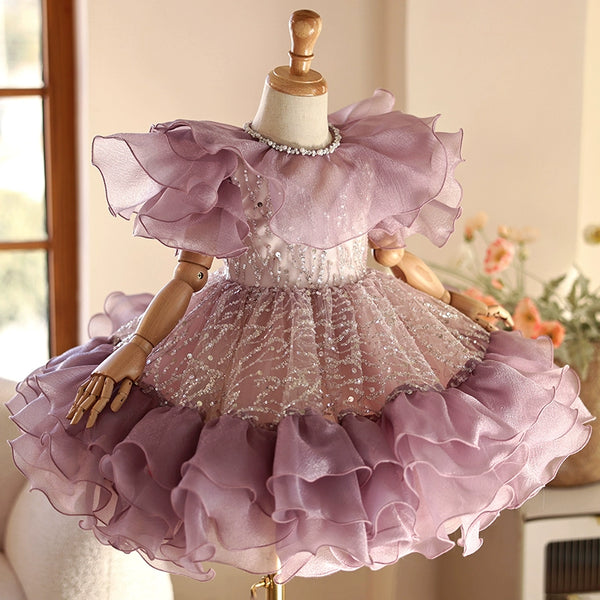 Children's Birthday Party Princess Dress Girls Baptism Dresses