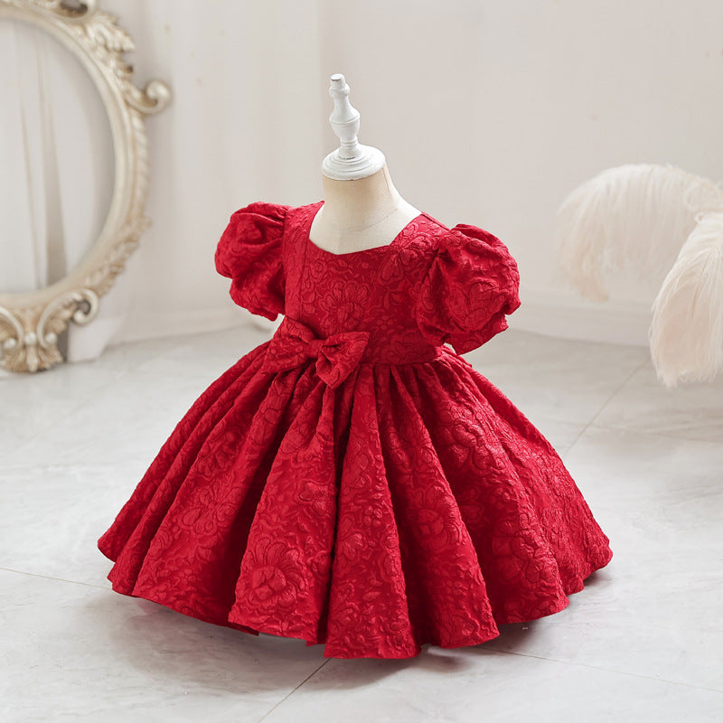 Elegant Little Girl Birthday Party Dress Toddler Flower Girl Dress